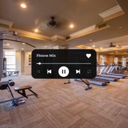Tune out the world with your favorite playlist in our expansive fitness center, fully equipped with all the machines you need for an excellent workout. 🎶 Instagram post from @boardwalkattowncenter on July 21, 2024 15:52:07pm